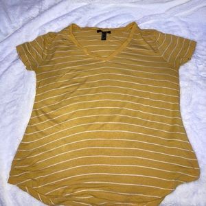yellow and white striped shirt from forever 21.